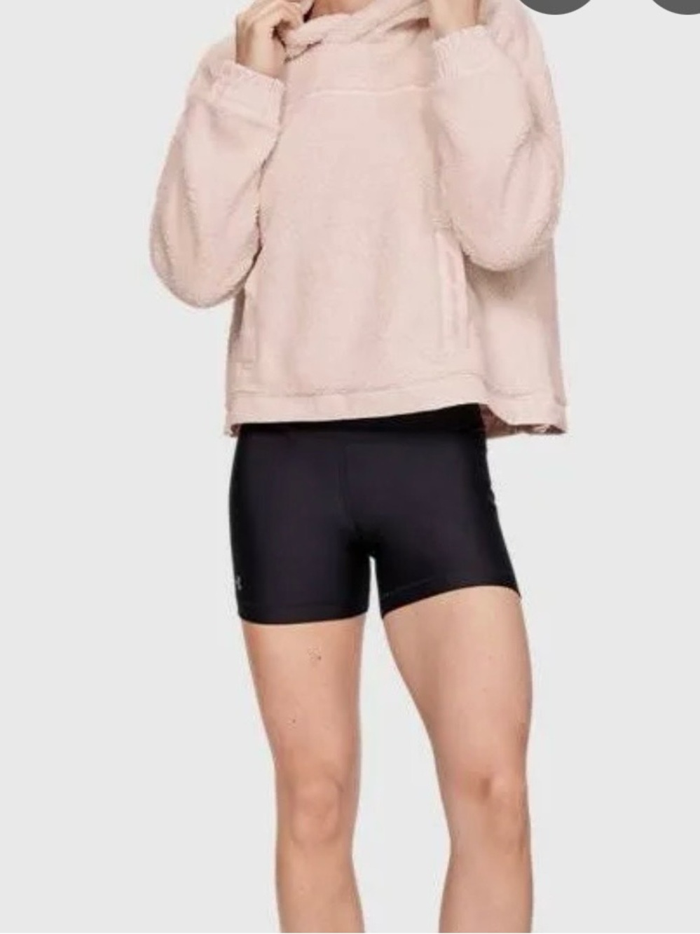 Under Armour | Blush Pink Sherpa Hoodie Pullover | Women's S